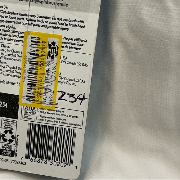 Kids Electric Toothbrush - Blue - Picture 3 of 3